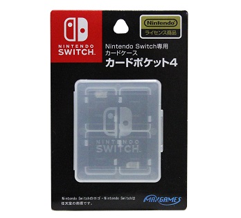 Nintendo Switch専用カードポケット４ マックスゲームズ Maxgames