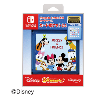Nintendo Switch専用カードポケット24　ミッキー＆フレンズ