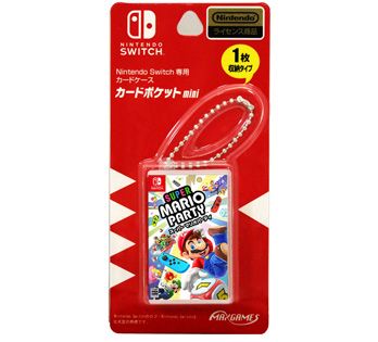 Nintendo Switch専用カードケース<BR>カードポケットmini スーパーマリオパーティ