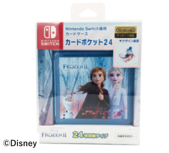 Nintendo Switch専用カードケース<br>カードポケット24<br>『アナと雪の女王2』