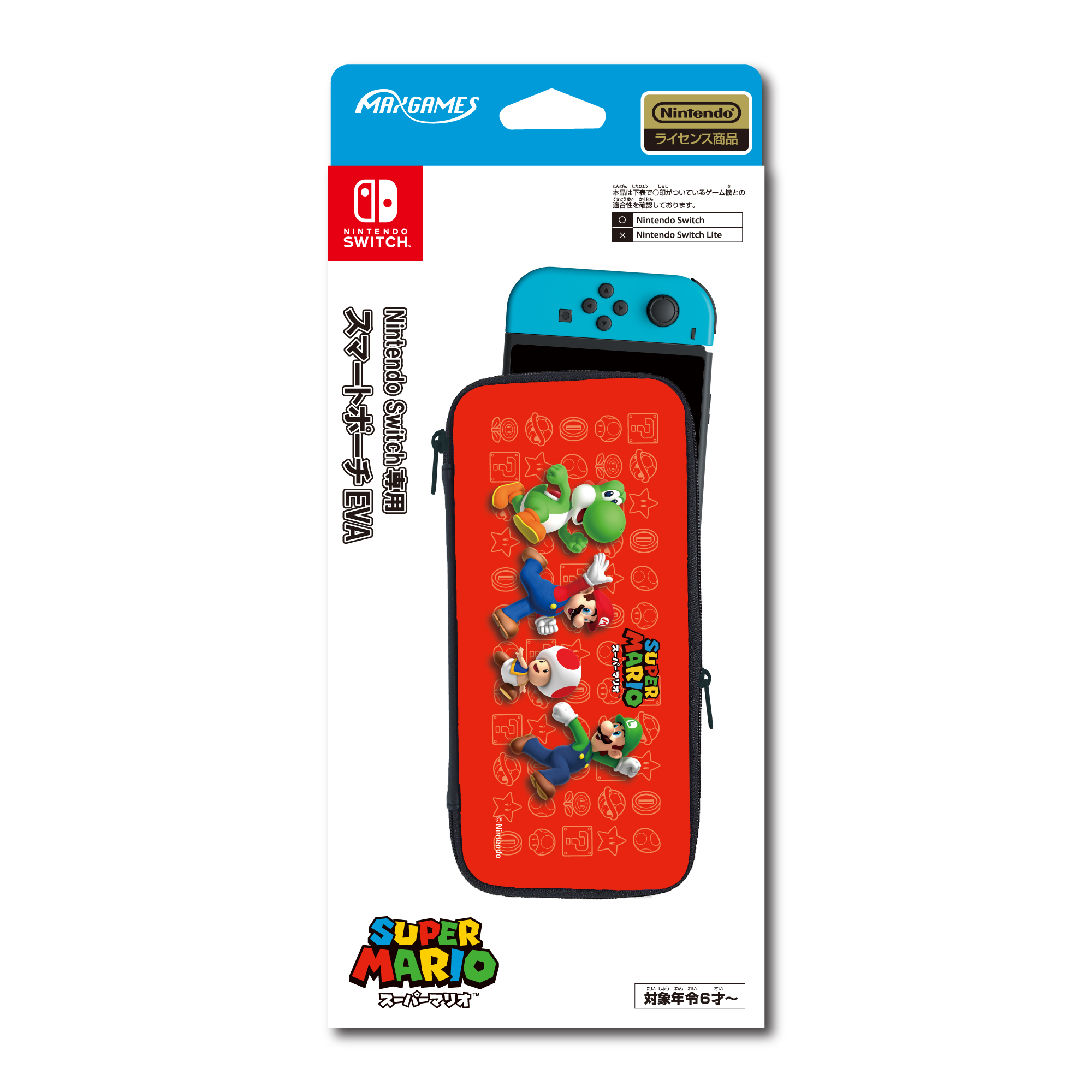 Nintendo Switch専用<br>スマートポーチEVA<br>スーパーマリオ