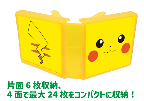 Nintendo Switch専用カードケースカードポケット24 ポケットモンスターピカチュウ マックスゲームズ Maxgames